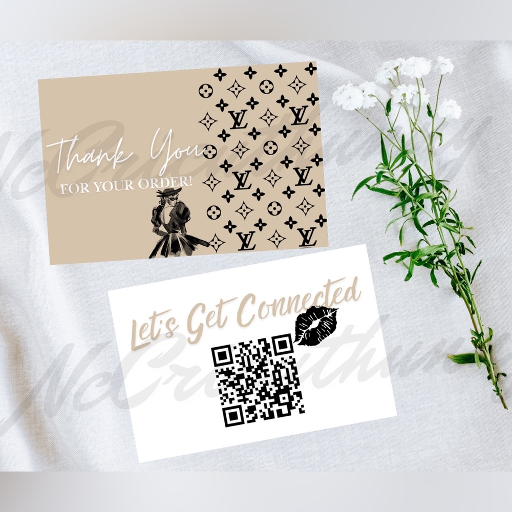 FashionThank You Cards, Custom Cards